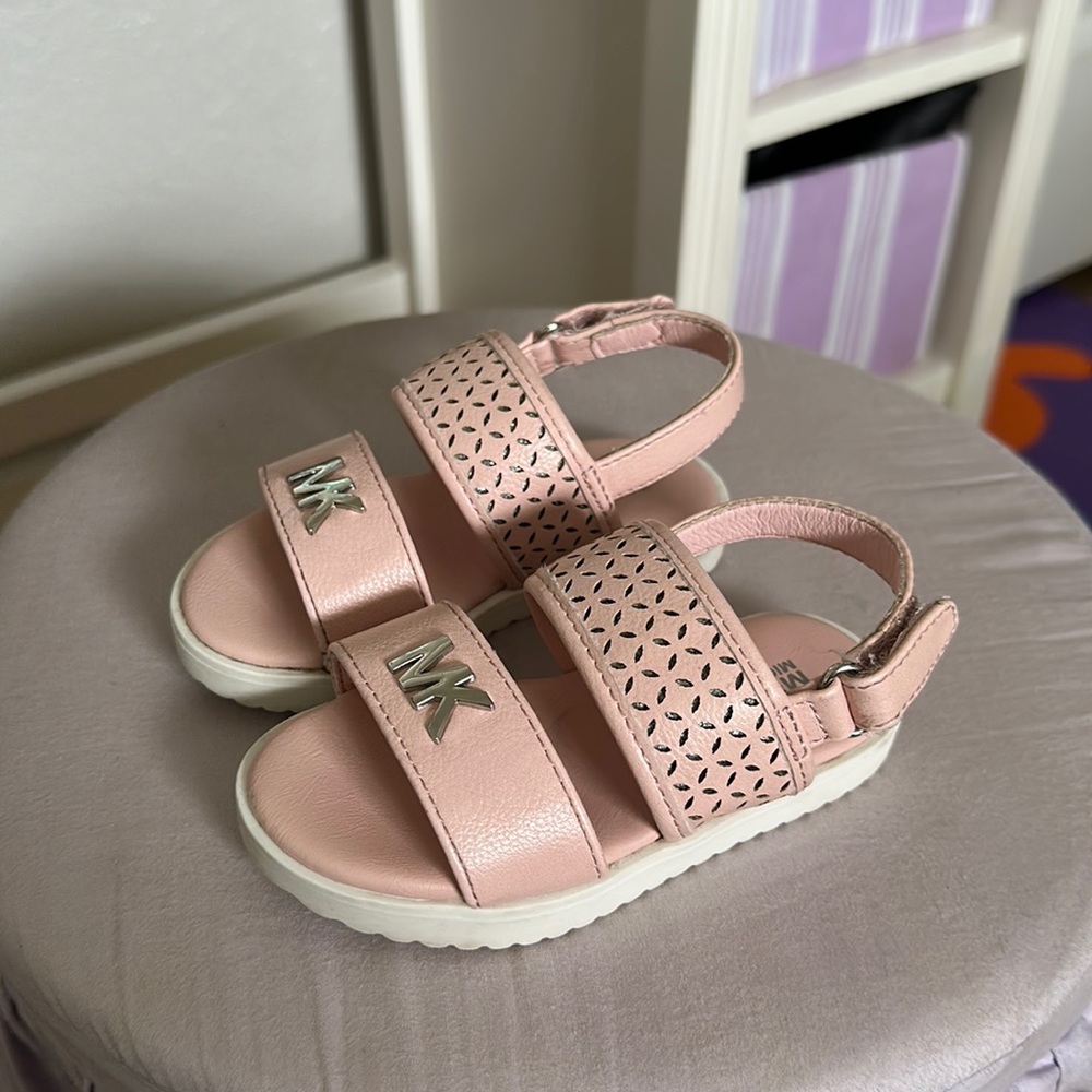 Pink, Michael Kors, toddler sandal, size 5